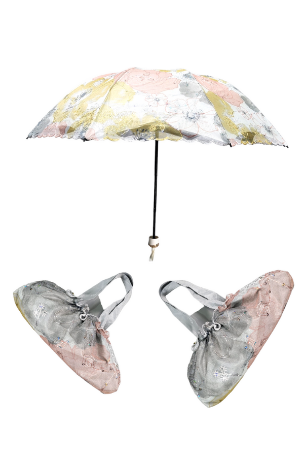 Pink Daisy Umbrella