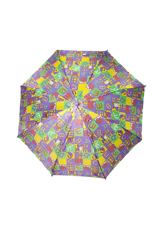 Alphabet print umbrella