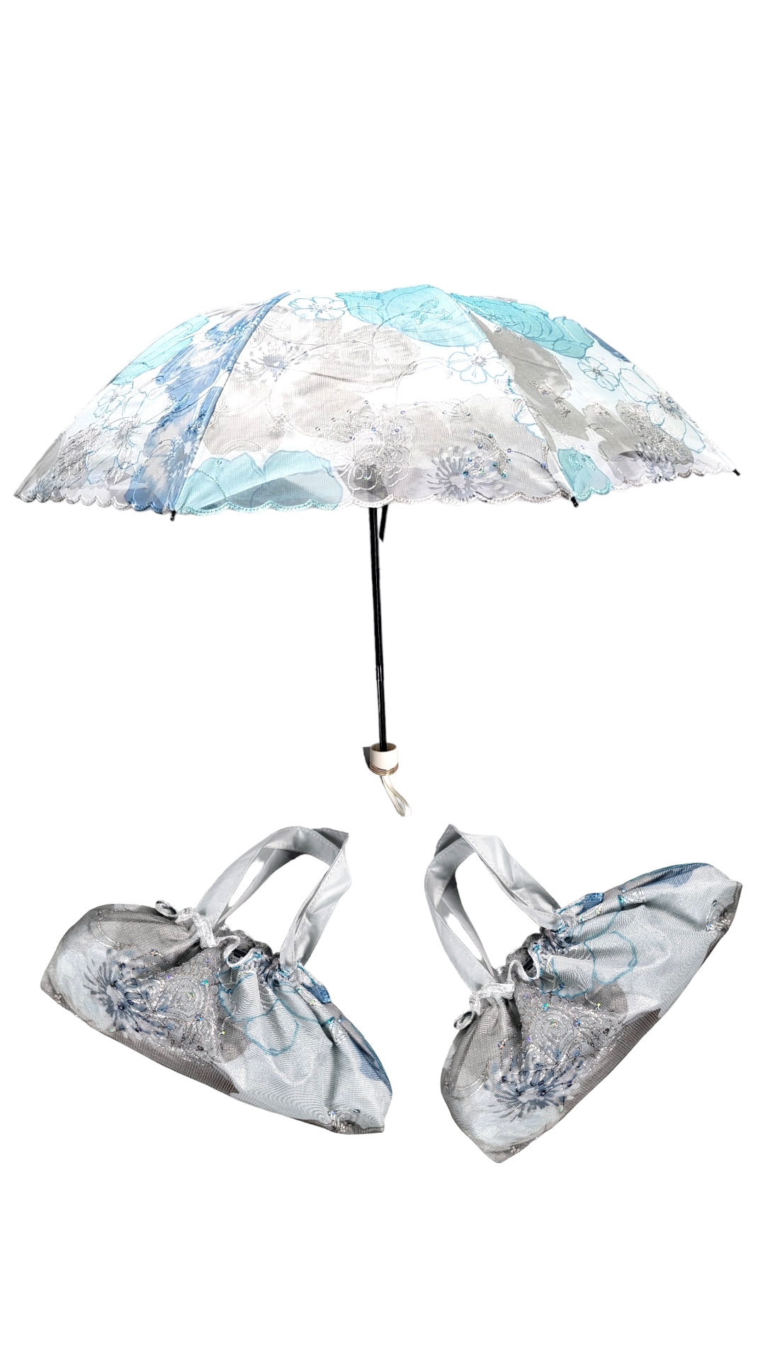 Blue Daisy Umbrella