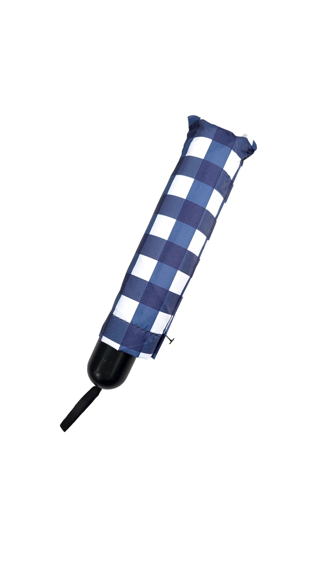 Blue Checkered Umbrella