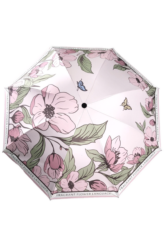 Pink Petal Whirl Umbrella