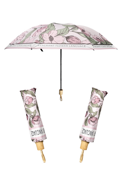 Pink Petal Whirl Umbrella