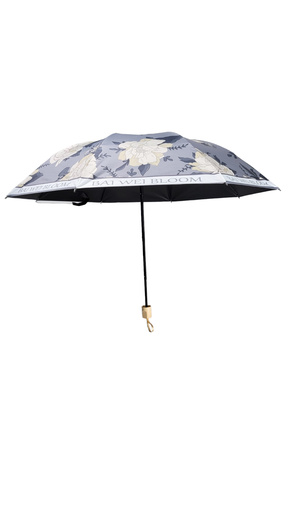 Blue Petal Whirl Umbrella