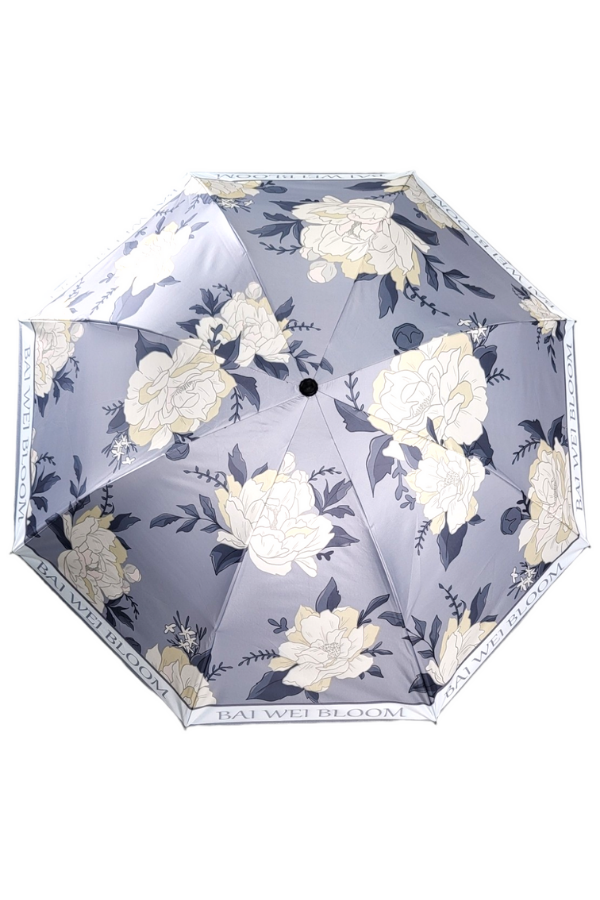 Blue Petal Whirl Umbrella