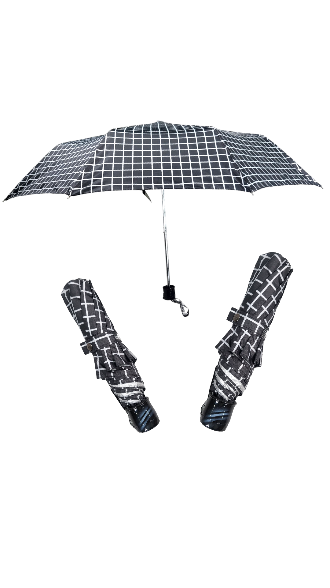 Black & White Grid Umbrella