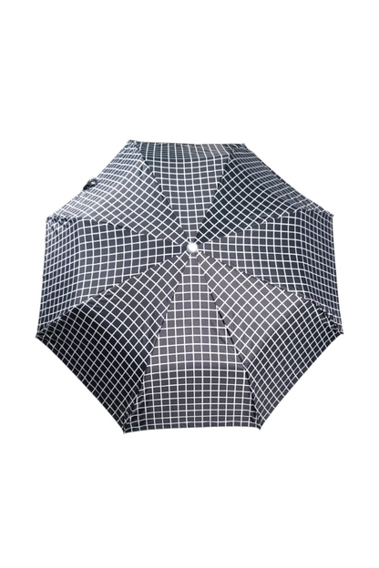 Black & White Grid Umbrella