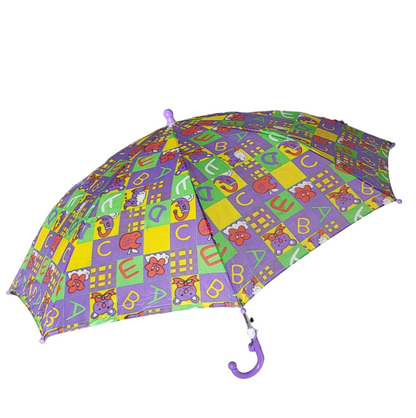 Alphabet print umbrella